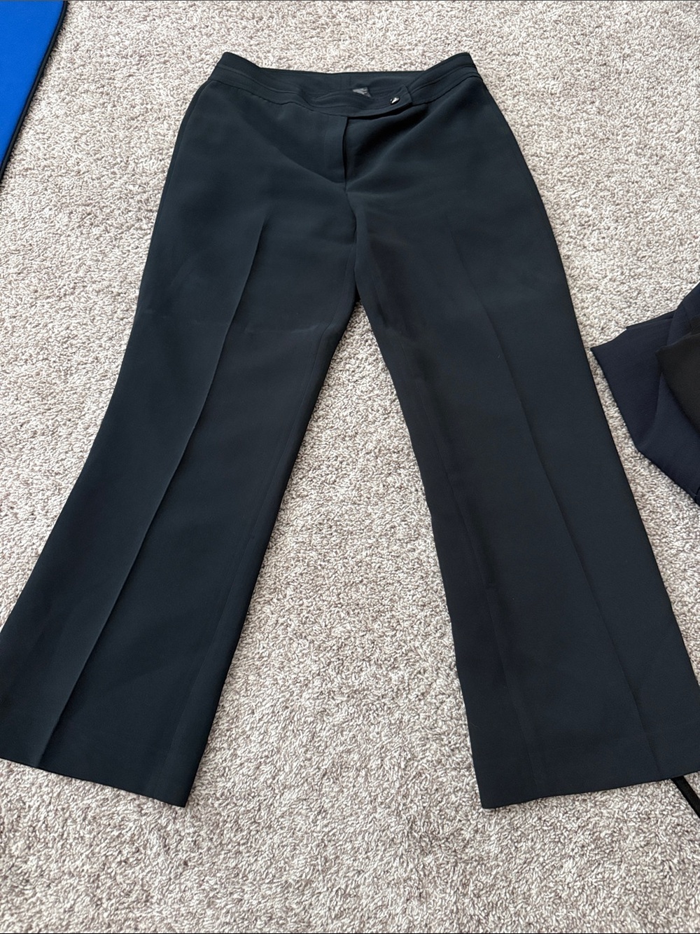 Women's Dark Blue  Tailored Dress Pants